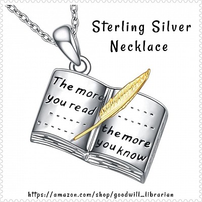 The more you read necklace