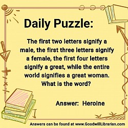 ANSWER:  Heroine